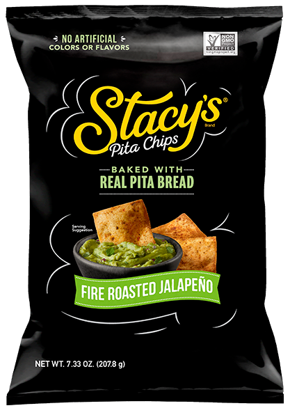 Bag of Stacy's® Fire Roasted Jalapeño Pita Chips 
