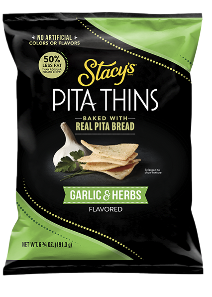 Bag of Stacy's® Garlic & Herbs Pita Thins 