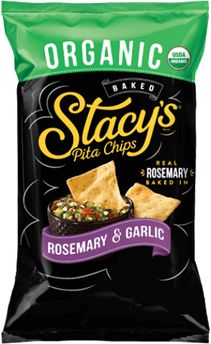 Bag of Stacy's® Rosemary & Garlic Organic Pita Chips